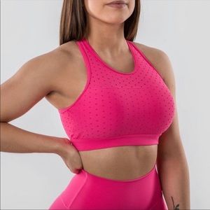 BuffBunny Allure Laser Bra in Hot Pink